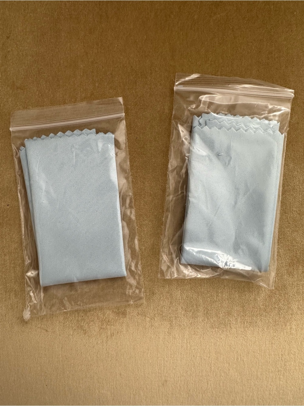 Light Blue Microfiber Cleaning Cloths - Pack of 2